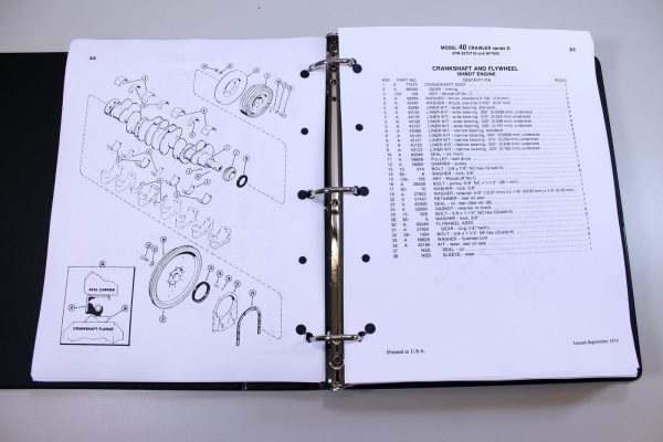 Case Drott 40D Crawler Excavator Service Repair Manual Parts Catalog Shop Set - Image 12