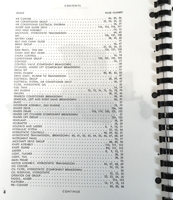 New Holland 1114 Windrower Parts Manual Catalog Assembly Schematic Swather Mower - Image 2