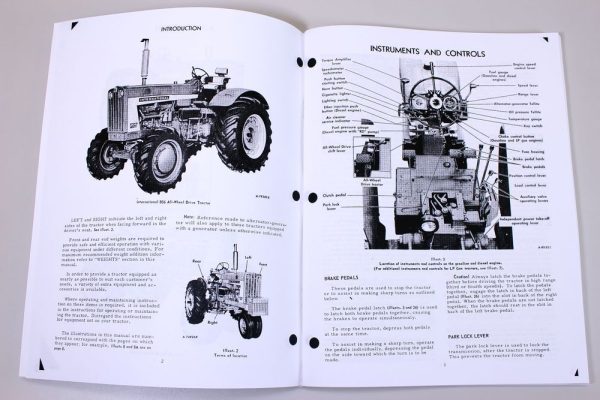 International Farmall 806 Tractor Owners Operators Manual Maintenance Controls - Image 3