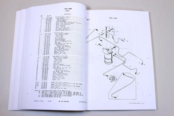 Massey Ferguson Mf 2135 Tractor Parts Catalog Manual Book Exploded View Assembly - Image 4