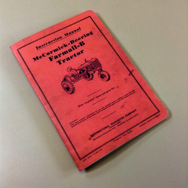 Set International Farmall B Bn Tractor Service Repair Owners Operators Manuals - Image 3