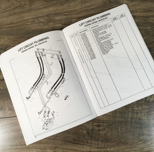 Mustang 910 Skidsteer Loader Parts Manual Catalog Book Assembly Schematics Views - Image 5