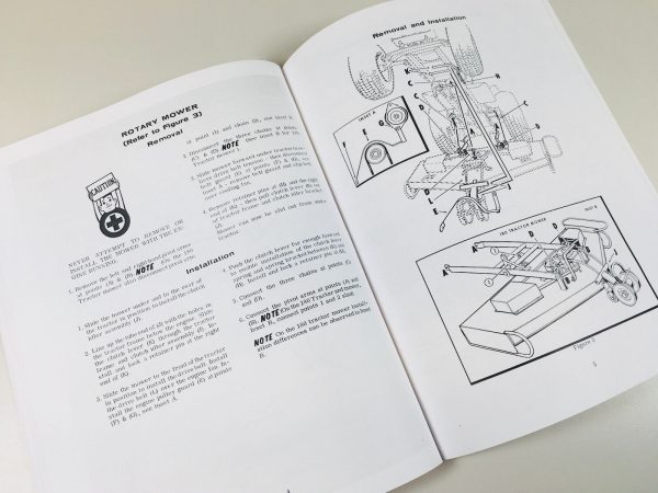 Case 130 180 Garden Lawn Tractor Service Repair Manual Shop Book Technical Mower - Image 5