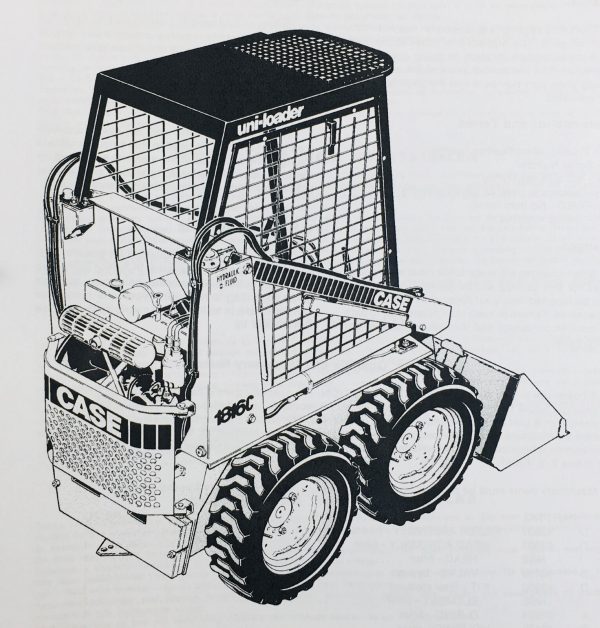 Case 1816C Uni-Loaders Service Manual Parts Catalog Repair Shop Book Set - Image 9