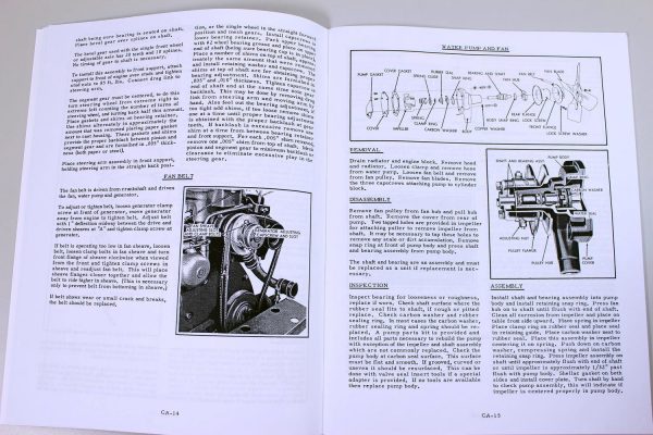 Service Manual For Allis Chalmers Ca Tractor Shop Overhaul Workshop Book Ac - Image 4