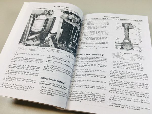 Massey Ferguson Mf 85 Mf 88 90 Wr Super Tractor Service Shop Repair Manual Book - Image 3