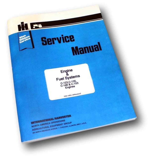 Farmall International C153 Engine For 2500 Constructall Tractors Service Manual