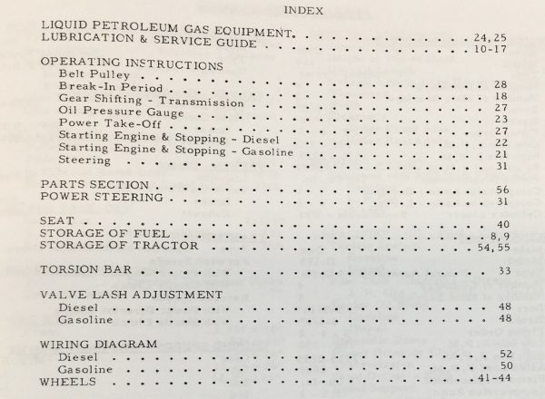 Allis Chalmers D15 Tractor Series Ii Manual Parts Operators Owners S/N 13001 &Up - Image 3