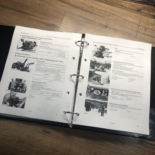 Kubota B1550D B1750D B2150D Tractor Service Repair Manual Shop Book 558Pgs - Image 8