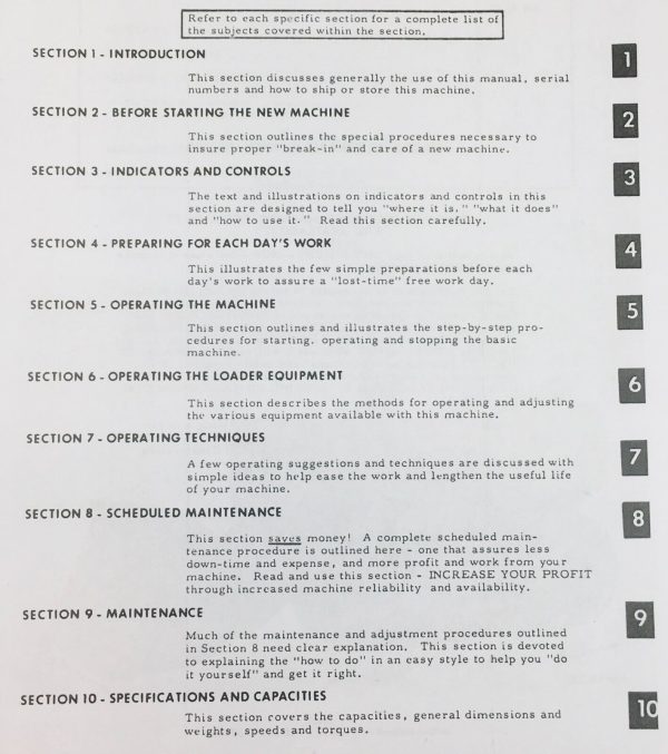International 175B Crawler Loader Tractor Service Parts Operators Manual Set - Image 4