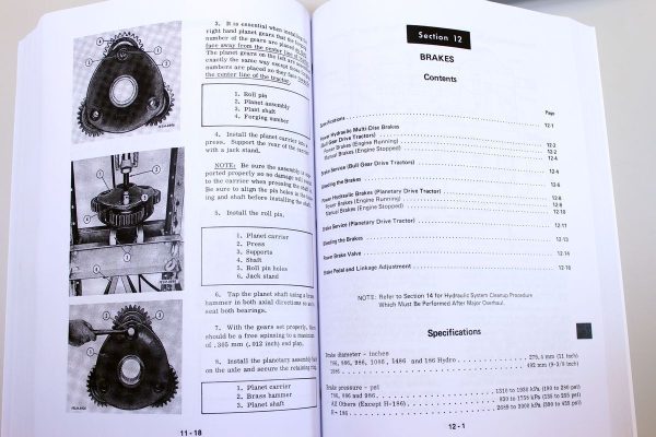 International 786 886 986 Tractor Service Repair Shop Manual Ih Technical 730+Pg - Image 10