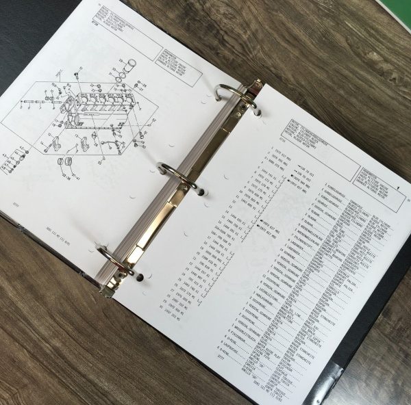 Terex 55C Wheel Loader Parts Manual Catalog Assembly Schematics Exploded Views - Image 9