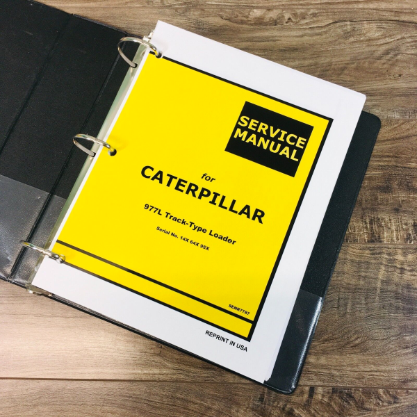 Service Manual For Caterpillar 977L Track-Type Loader Repair Book SN 14X 64X 95X - Image 2