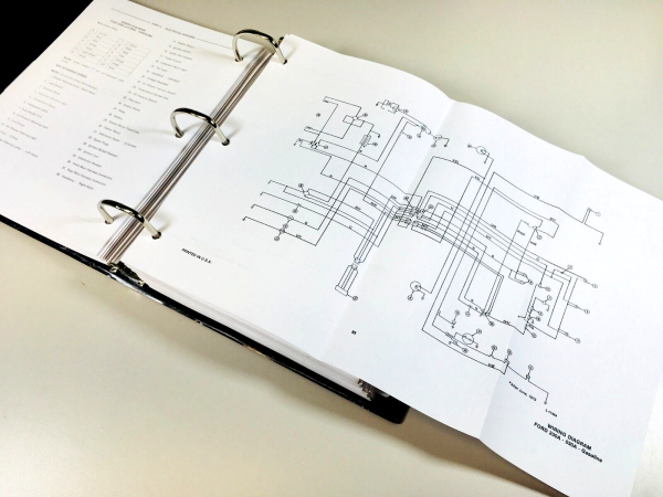 Ford 340 540 Tractor 745 Loader 765 Backhoe Service Parts Operator Manual Set - Image 10
