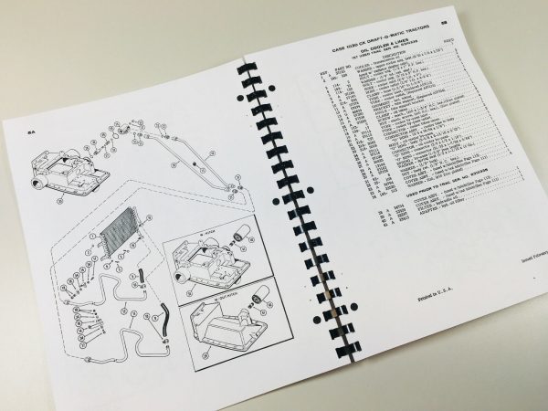 Case 1030 Series 1032 Western Special Tractor Service Manual Parts Catalog - Image 10