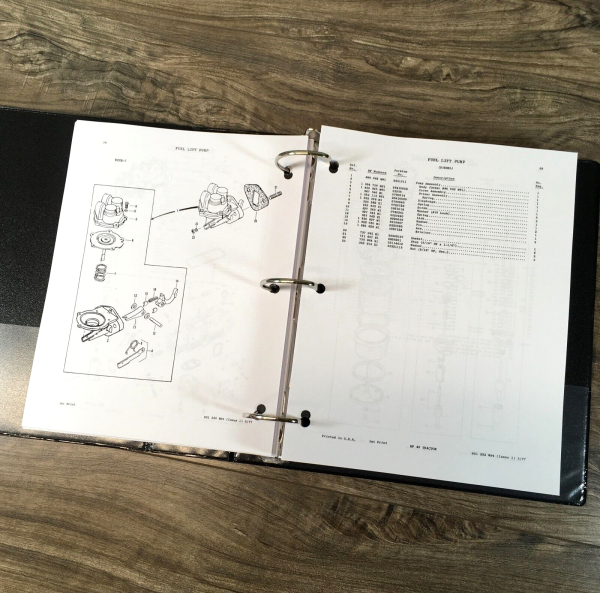 Massey Ferguson MF 40 Tractor Service Repair Manual Parts Catalog Workshop Shop - Image 6