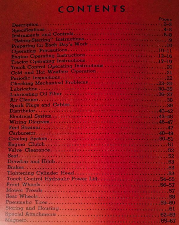 International Farmall Super A Tractor Owners Operators Manual Ihc Printed Carb - Image 2