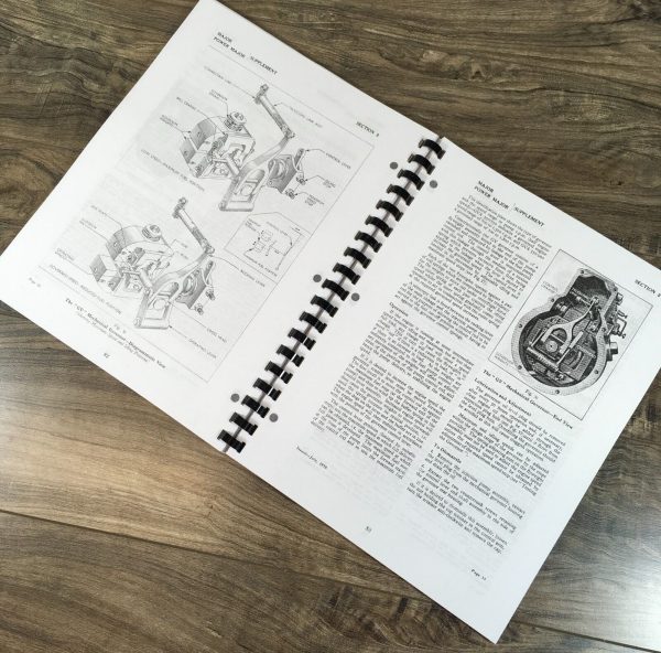 Ford Fordson Super Major Tractor Service Repair Manual Set Shop Technical Book - Image 6