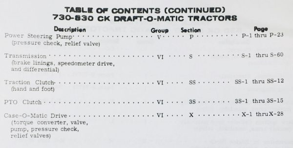 Case 740 741 742 743 744 Draft-O-Matic Tractor Service Manual Shop Book-Overhaul - Image 3