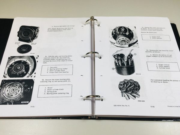 International 766 966 1066 1466 1468 Hydro 100 Tractor Service Manual Shop Book - Image 8