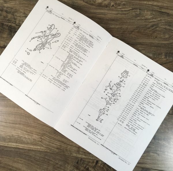 International C200 4 Cylinder Gas Engine Parts Manual Catalog Book Assembly - Image 7