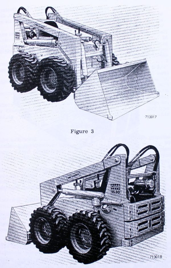 Case 1500 Series 1526 1530 1537 Uni-Loader Skid Steer Operators Owners Manual - Image 3