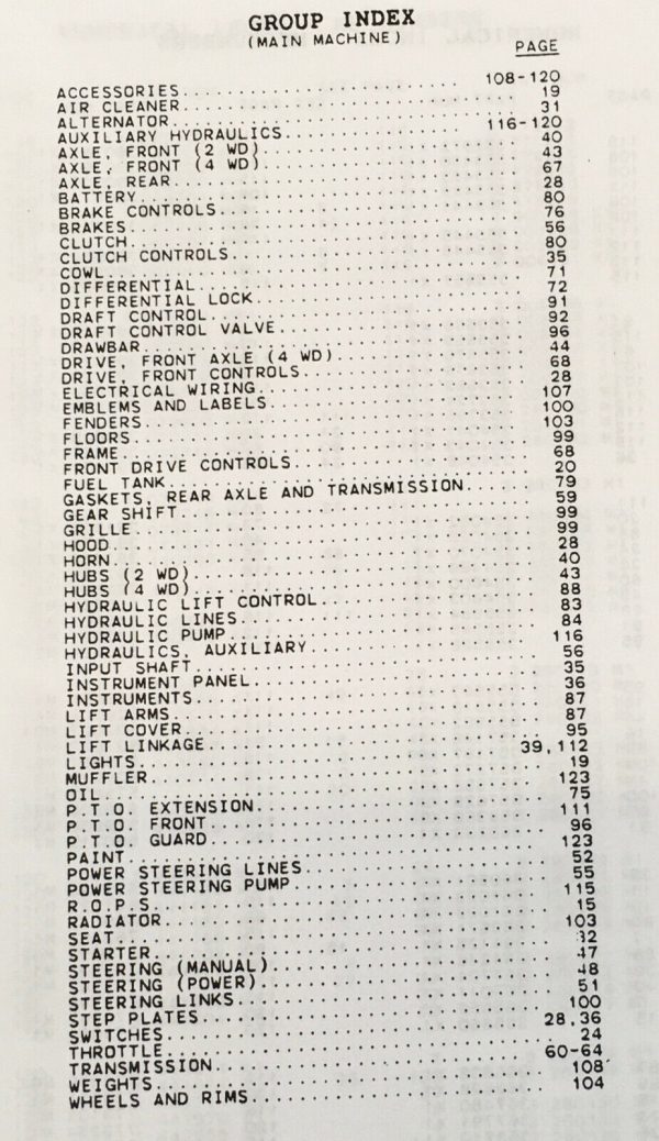 Massey Ferguson 1030 Tractor Parts Catalog Operators Manual Set Owners Book Mf - Image 2