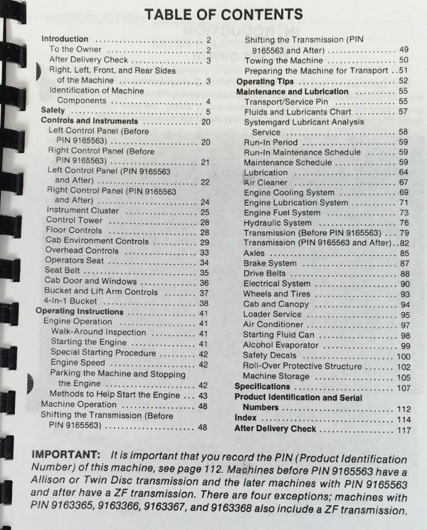 Case W30 Articulated Wheel Loader Parts Catalog Operators Manual Owners Set - Image 2