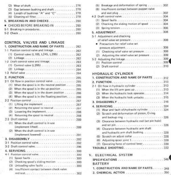 Kubota L185DT L245DT L295DT Tractor Service Repair Manual Technical Shop Printed - Image 4