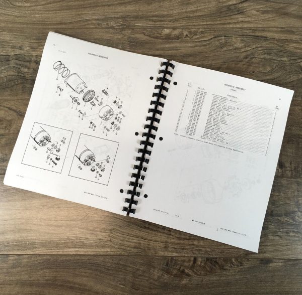 Massey Ferguson 40B Loader Tractor Parts Manual Catalog Book Assembly Schematics - Image 11