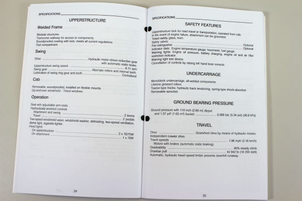Ji Case 1088 Excavator Owners Operators Manual Maintenance Controls - Image 3