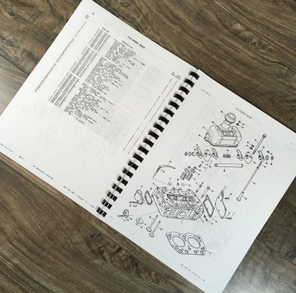 Massey Ferguson 205 205-4 Compact Tractor Service Parts Manual Repair Shop Set - Image 8