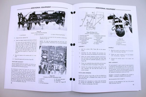 Ford Series 354 Pull Type Plateless Planter Operators Owners Manual New Print - Image 7