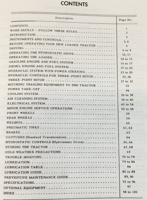 International 3514 Diesel Loader Tractor Parts Operators 3 Manual Set Book Ih - Image 2