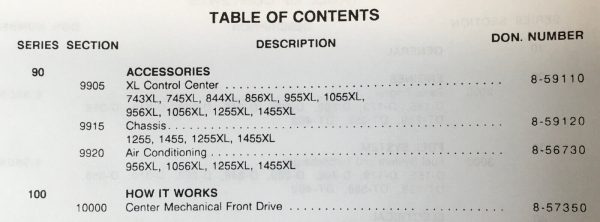 International 1056 1056Xl 1255 Tractor Service Manual Repair Shop Book Overhaul - Image 3