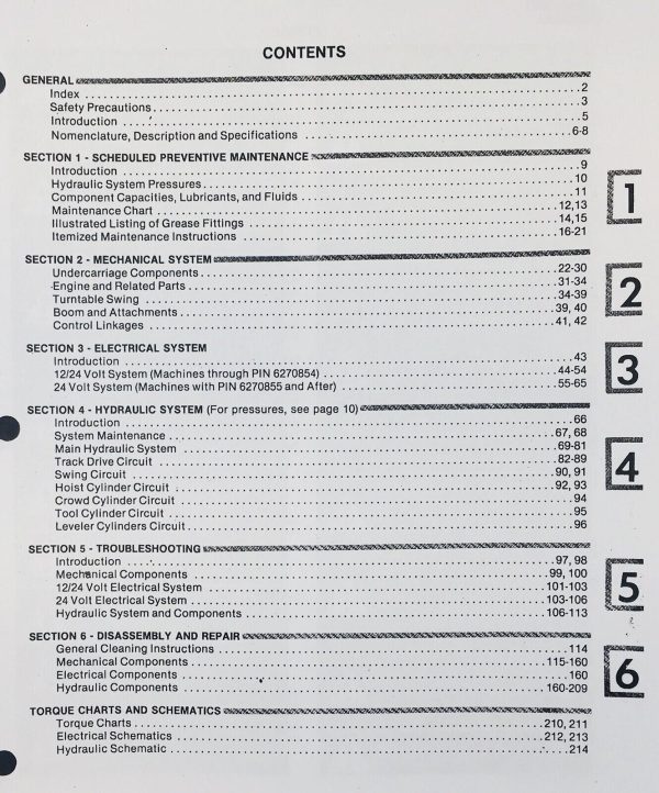 Drott Case 40D Crawler Excavator Service Manual Parts Catalog Operators Set - Image 5