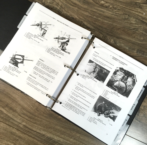 Ford 420 515 Tractor 735 Loader 765 Backhoe Service Parts Operators Manual Set - Image 12