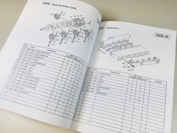 Kubota L3750 L4150 Tractor Parts Assembly Manual Catalog Exploded Views Numbers - Image 2