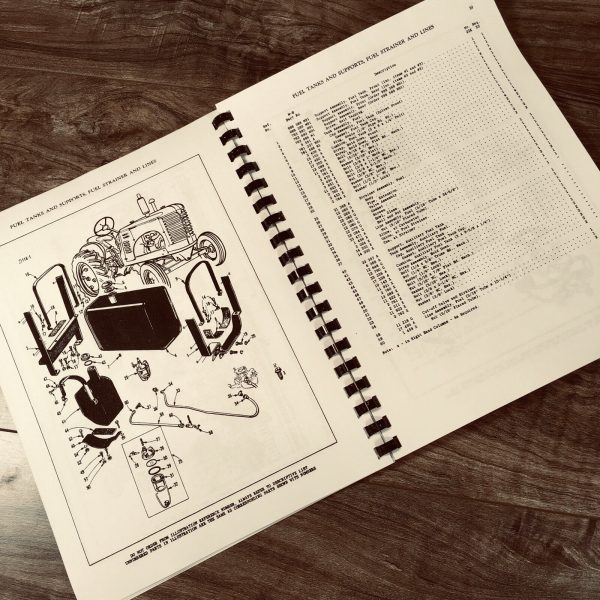 Massey Harris 22 22K Tractor Parts Manual Catalog Book Assembly Schematics - Image 7