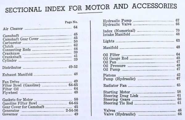 Massey Harris Pony Tractor Parts Catalog Repair List Manual Motor Accessories - Image 4