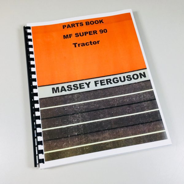 Massey Ferguson 90 Mf90 90Wr Tractor Parts Catalog Manual Super 90 Book