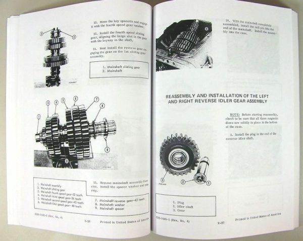 Farmall International 4786 Tractor Service Manual Repair Technical Overhaul Set - Image 4