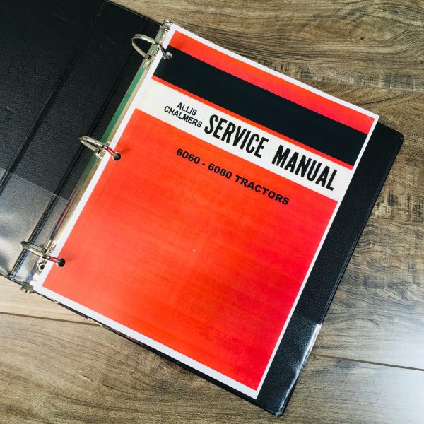 Allis Chalmers 6060 6080 Tractor Service Manual Repair Shop Technical Book Ac - Image 2