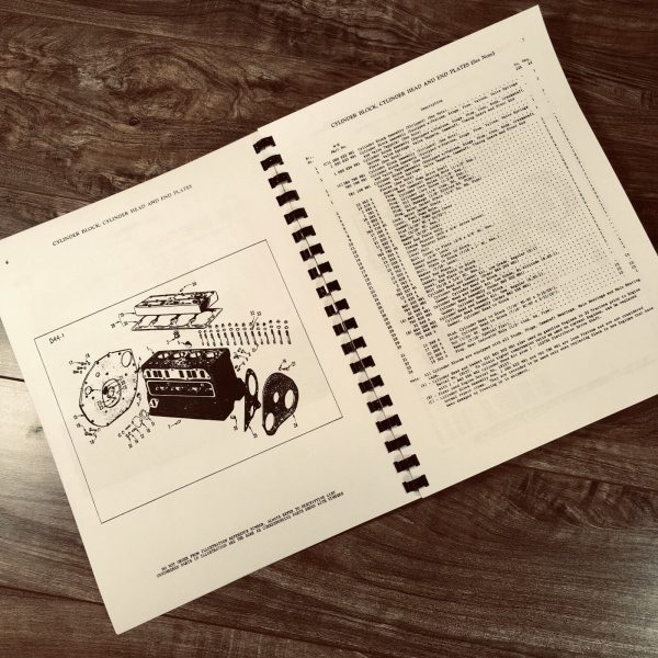 Massey Harris 22 22K Tractor Parts Manual Catalog Book Assembly Schematics - Image 3