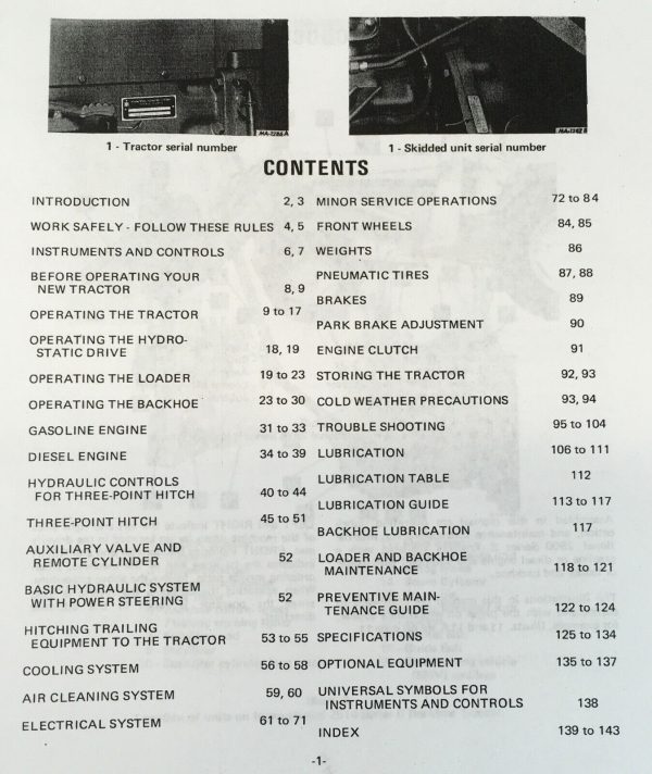 International 2505B 2510B 2514B Diesel Tractor Parts Operators Manual Set D239 - Image 3