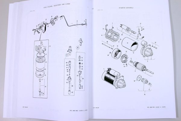 Massey Ferguson 254-4 Tractor Parts Catalog Manual Exploded Views Numbers - Image 8