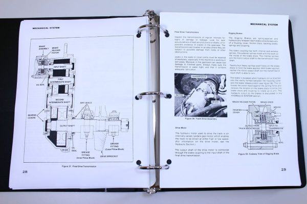 Case Drott 40D Crawler Excavator Service Repair Manual Parts Catalog Shop Set - Image 4