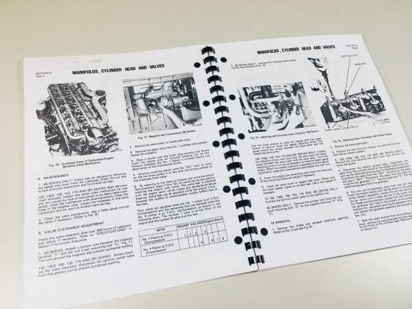 International U-164 U164 Power Unit 4 Cylinder Gas Engine Service Manual - Image 4