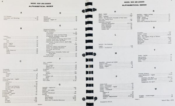 Case 1830 Uni Loader Skid Steer Service Parts Operators Manual Factory Shop Set - Image 6