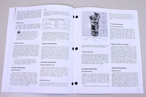 Massey Ferguson Mf 130 Tractor Owners Operators Manual Instruction Book - Image 7